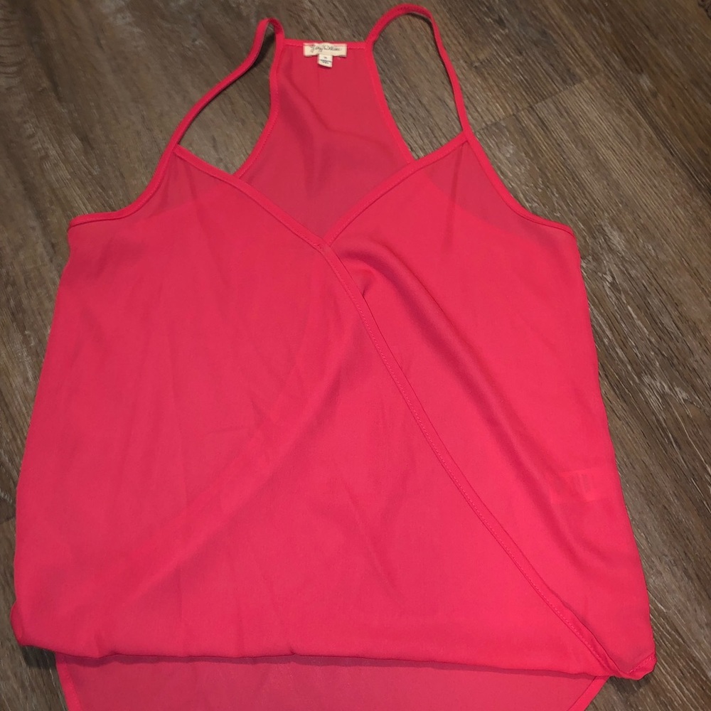 Pink Flow Strappy Tank Top